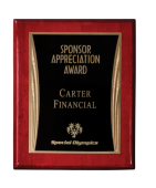Recognition Award
Awards
5C204 8"x10" Cherry finish plaque