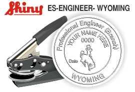 Wyoming Engineer Embossing Seal
