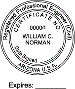 Arizona Engineering Stamp