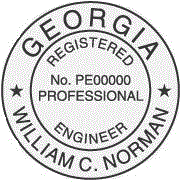 Georgia Engineering Stamp