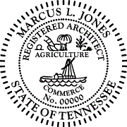 Tennessee Architectural Stamp