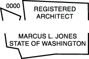 Washington Architectural Stamp