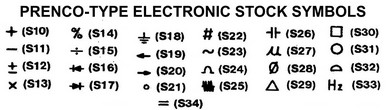 Prenco Electronic Symbols