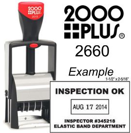 2660 Self Inking 2000+ Dater