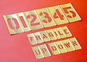 4" Numbers Only - 15 Piece Set