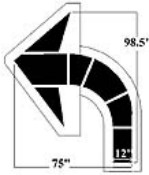 Federal Spec STRAIGHT ARROW Stencil