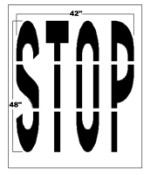 STOP Federal Spec Stencil