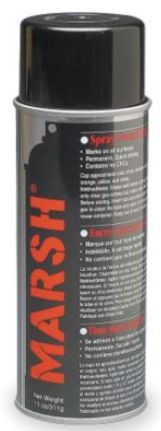 ANBK Marsh Black Stencil Spray Ink Can