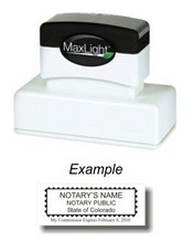 Notary Stamp
Colorado Pre-Inked Notary Stamp