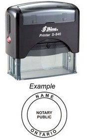 Notary Stamp
Ontario Self-Inking Notary Stamp