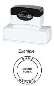 Notary Stamp
Ontario Pre-Inked Notary Stamp