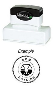 Notary Stamp
Quebec Pre-Inked Notary Stamp