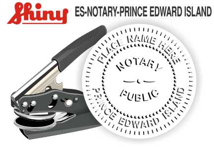 Prince Edward Island Notary Embosser
Prince Edward Island Notary Public Seal
Notary Public Seal