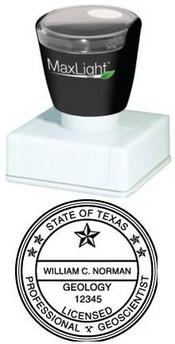 Texas Geo-Science Engineering Stamp