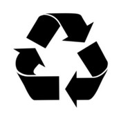 6" Recycle Sign Symbol Stencil