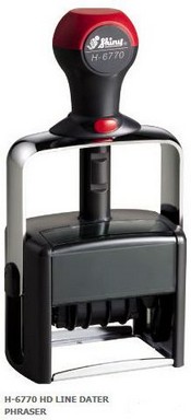 H-6770 Stock Word Phrase Self-Inking Dater