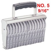 Shiny Size 5-8 Numbering Band Stamp