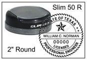 PSI 50 Round Slim Stamp
Pre-Inked (Pocket) Stamp PSI 50 Round Slim Stamp
Pre-Inked (Pocket) Stamp