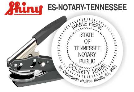 Tennessee Notary Embosser
Tennessee State Notary Public Seal
Tennessee Notary Public Seal
Notary Public Seal