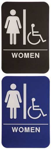WOMEN Handicap Stock ADA Sign, 6"x9"
ADA Stock Signs
ada sign requirements
ada compliant signs
custom ada signs
ada guidelines signs
ada signs wholesale
ada bathroom signs
ada signs online
ADA Office Signs
