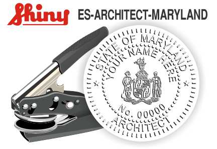 Maryland Architect Embossing Seal