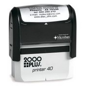 2000 Plus Printer P-40 Self Inking Stamp