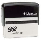 2000 Plus Printer P-45 Self Inking Stamp