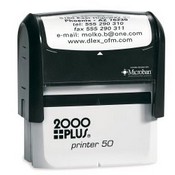 Black Ink Replacement Ink Pad For Self-Inking COSCO 2000 Plus Printer 50 Stamp 