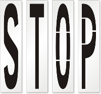 Stop Stencil - 96"