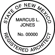 New Mexico Architectural Pre-Inked Stamp