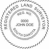 South Dakota State Surveyor Stamp