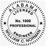 Alabama Engineering Stamp