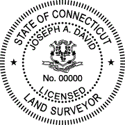 Connecticut Self-Inking Surveyor Stamp
