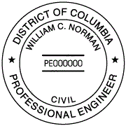 District of Columbia Engineering Stamp
