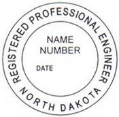 North Dakota Engineering Stamp