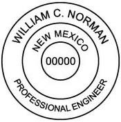 New Mexico Engineering Stamp