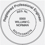 South Dakota Engineering Stamp