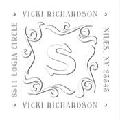 MONOGRAM EMBOSSING SEAL
Custom Monogram Square Address Embosser