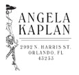 Custom Fashion Girl Monogram Address Stamp