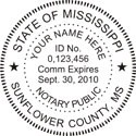 Mississippi Notary Embosser
Mississippi Notary Public Embossing Seal
Mississippi Notary Public
Mississippi Notary Public Seal