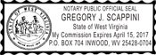 Notary Stamp
West Virginia Pre-Inked Notary Stamp