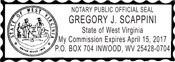 Notary Stamp
West Virginia Pre-Inked Notary Stamp