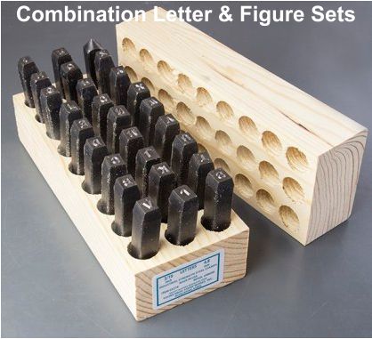 Combination Letter & Figure Sets, Industrial Strength 