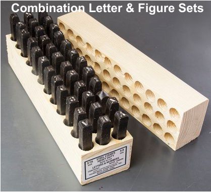 Heavy Duty Combination Letter & Figure Sets