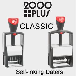2000Plus Classic Self-Inking Daters & Numberers