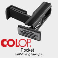 COLOP Pocket Rubber Stamps