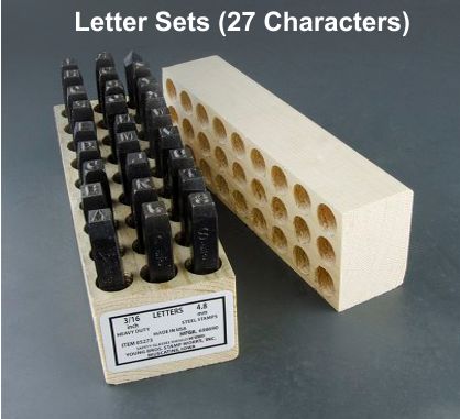 Heavy Duty Letter Sets (27 Characters)