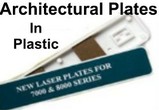 Architectural Sign Insert Plates