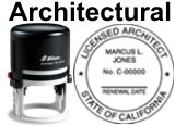 Architectural State Seals SELF-INKING