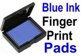 Blue Fingerprint Ink Pad